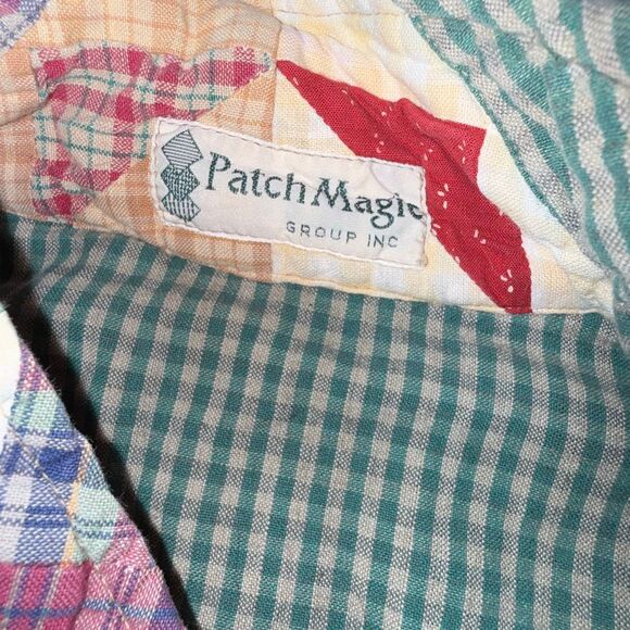 Vintage PatchMagic Reversible Quilted Jacket Women’s Patchwork Plaid Country Cot - Picture 11 of 15
